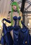 Mahjong Soul x Code Giasu C.C Cosplay Costume Bodysuit and Skirt with Gloves and Choker