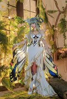 Code Giasu C.C. Lost Stories Cosplay Costume Robe à manches longues et coiffe