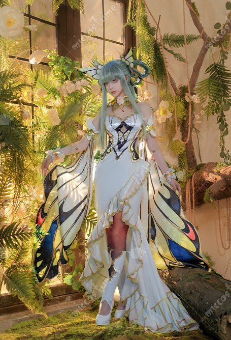 Code Giasu C.C. Lost Stories Cosplay Costume Robe à manches longues et coiffe