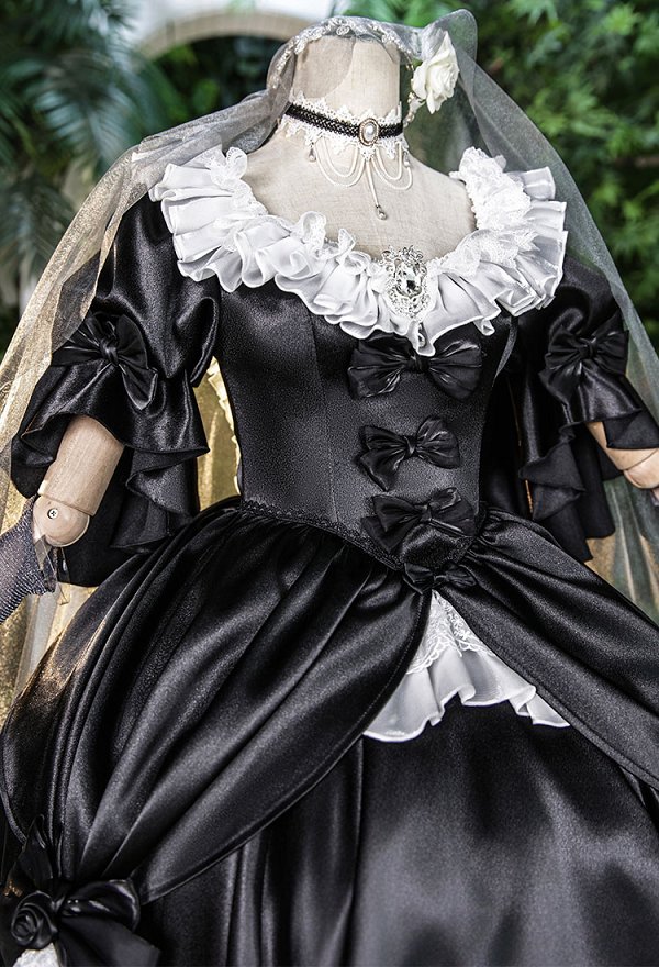 Geass CC Cosplay Vestido con medias y velo