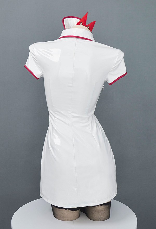 chainsaw devil Makima Power Cosplay Costume Sexy Nurse Outfit con Guantes de Sombrero chainsaw devil Makima Power Cosplay Costume Sexy Nurse Outfit con Guantes de Sombrero