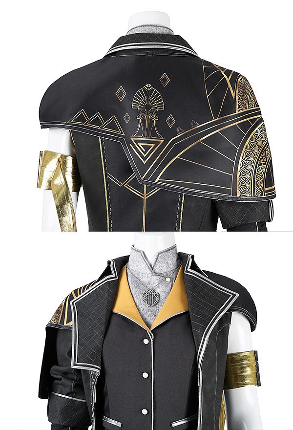 Clair Obscur: Expedition 33 Lune Cosplay Forro y chaqueta con pantalones y guantes