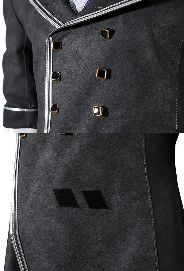 Clair Obscur Expedition 33 Verso Cosplay Chaqueta y pantalones con capa Clair Obscur Expedition 33 Verso Cosplay Chaqueta y pantalones con capa