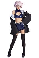 Call of the Night Costume de Cosplay Nazuna Nanakusa Top Veste Shorts Set avec Bas Ceinture