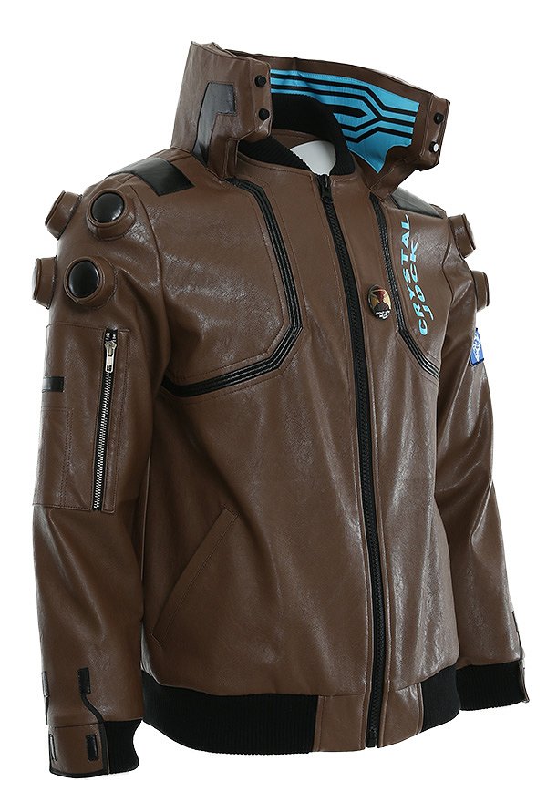 Cyberpunk 2077 V Mujer Chaqueta de Cuero de Coplay Cyberpunk 2077 V Mujer Chaqueta de Cuero de Coplay