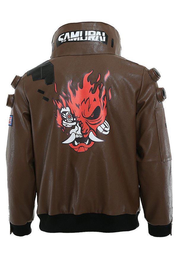 Cyberpunk 2077 V Mujer Chaqueta de Cuero de Coplay Cyberpunk 2077 V Mujer Chaqueta de Cuero de Coplay