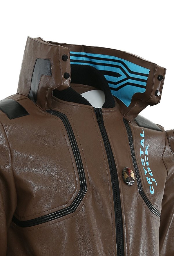Cyberpunk 2077 V Mujer Chaqueta de Cuero de Coplay Cyberpunk 2077 V Mujer Chaqueta de Cuero de Coplay