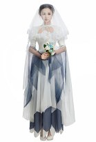 Halloween Zombie Bride Costume Corpse Bride Robe Costume La Llorona Halloween Zombie Bride Costume Corpse Bride Robe Costume La Llorona