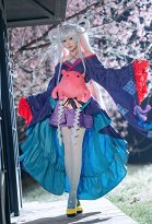 Cosmic Princesa Kaguya Runami Yachiyo Disfraz de Cosplay Vestido con Tube Top y Falda Cosmic Princesa Kaguya Runami Yachiyo Disfraz de Cosplay Vestido con Tube Top y Falda