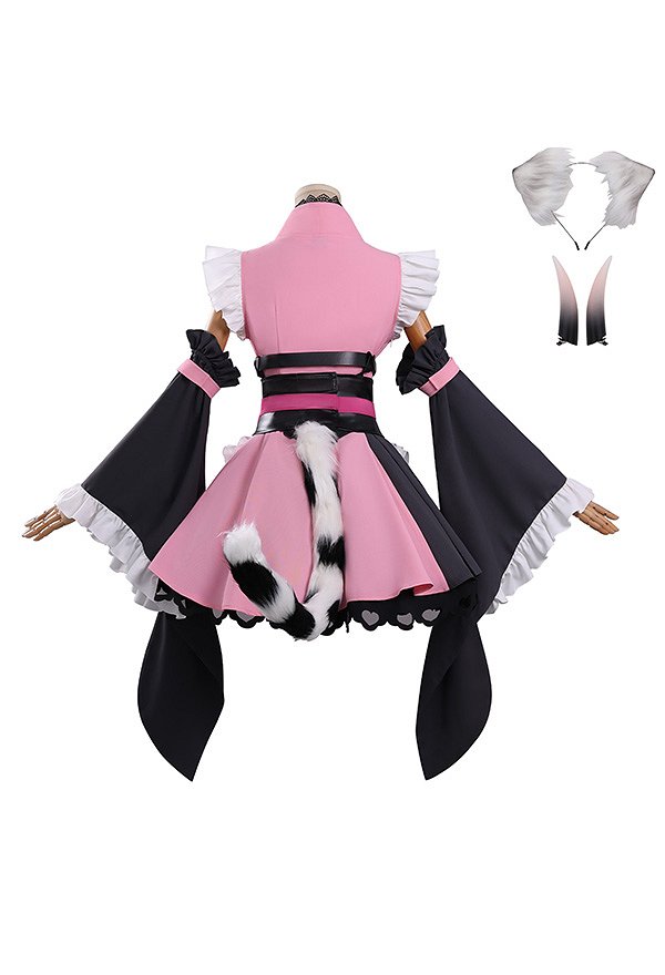 Cosmic Princess Kaguya Komazawa Noi Cosplay Kostümkleid mit Ärmeln und Obi Cosmic Princess Kaguya Komazawa Noi Cosplay Kostümkleid mit Ärmeln und Obi
