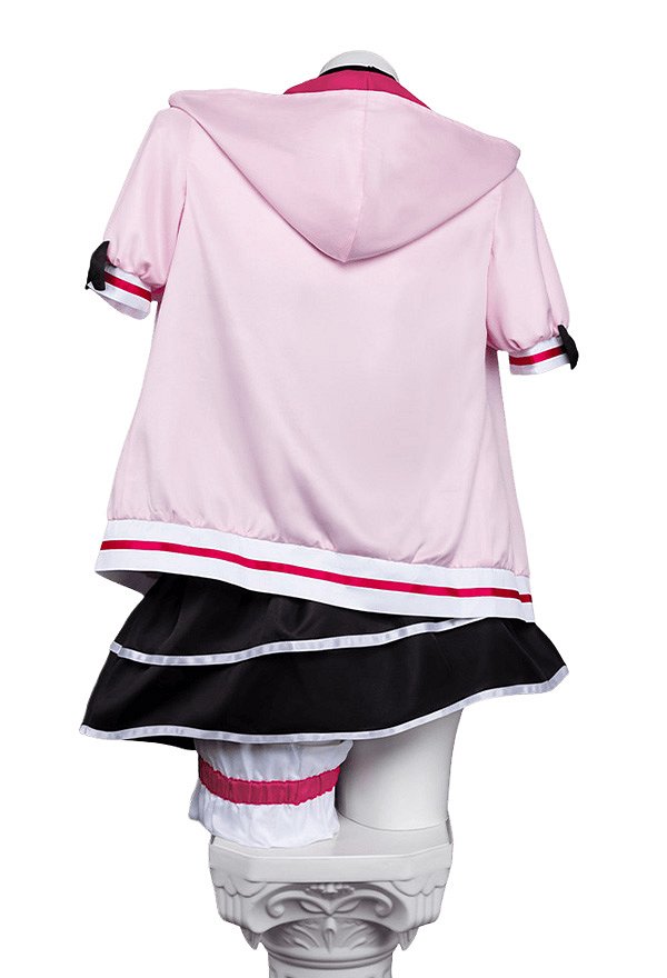 Cosmic Princess Kaguya Komazawa Noi Cosplay Kostüm Zweiteiliger Badeanzug Bandeau Top und Rock Höschen Jacke
