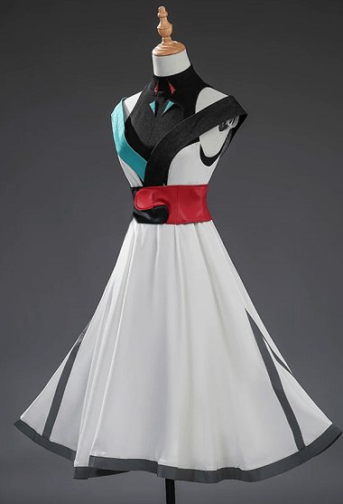 Cosmic Princesa Kaguya Runami Yachiyo Disfraz de Cosplay Vestido con Cinturón