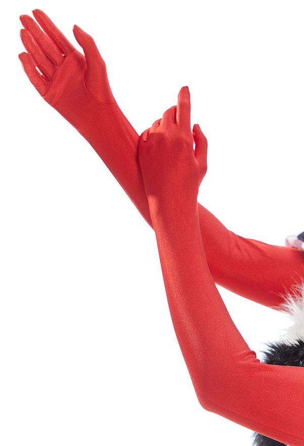 101 Dalmatiner Cruella Cosplay Kostüm Schwarz Weiß Gepunktetes Kleid Choker Handschuhen 101 Dalmatiner Cruella Cosplay Kostüm Schwarz Weiß Gepunktetes Kleid Choker Handschuhen