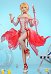 Sakura Cosplay Kostüm Goldfisch Bodysuit Badeanzug Ärmel mit Haarband