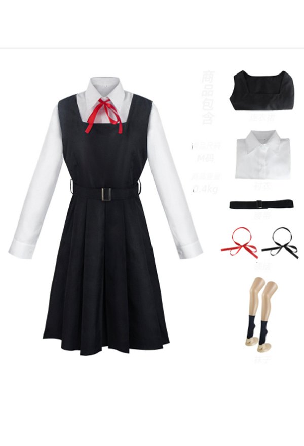 chainsaw devil 2 Asa Mitaka Cosplay Costume Uniforme