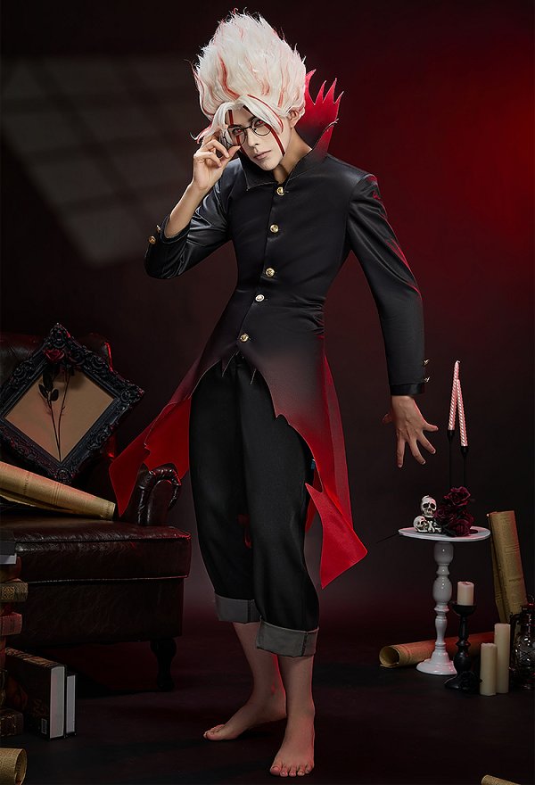 DDD Ken Takakura Okarun Cosplay Costume Jacket and Pants with Belt