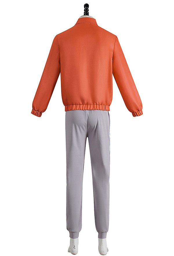 DDD Jin Enjoji Orange Ensemble Cosplay Costume Vestes et pantalons