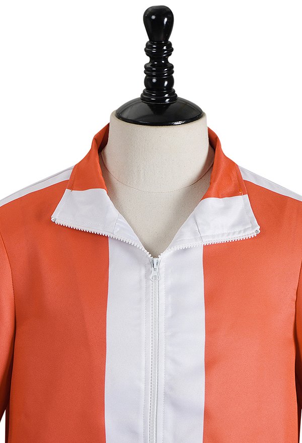 DDD Jin Enjoji Orange Ensemble Cosplay Costume Vestes et pantalons
