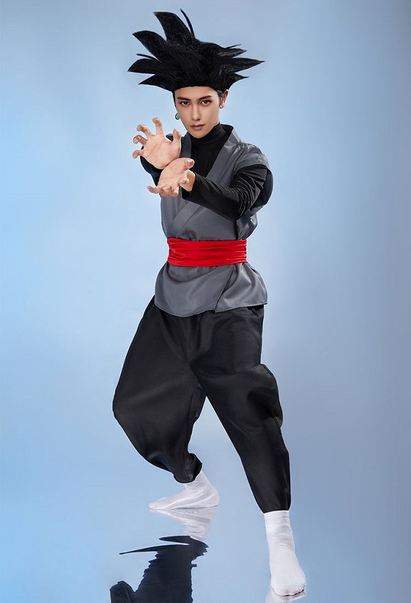 Anime Son Cosplay Costume Top and Pants with Vest and Belt Anime Son Cosplay Costume Top and Pants with Vest and Belt