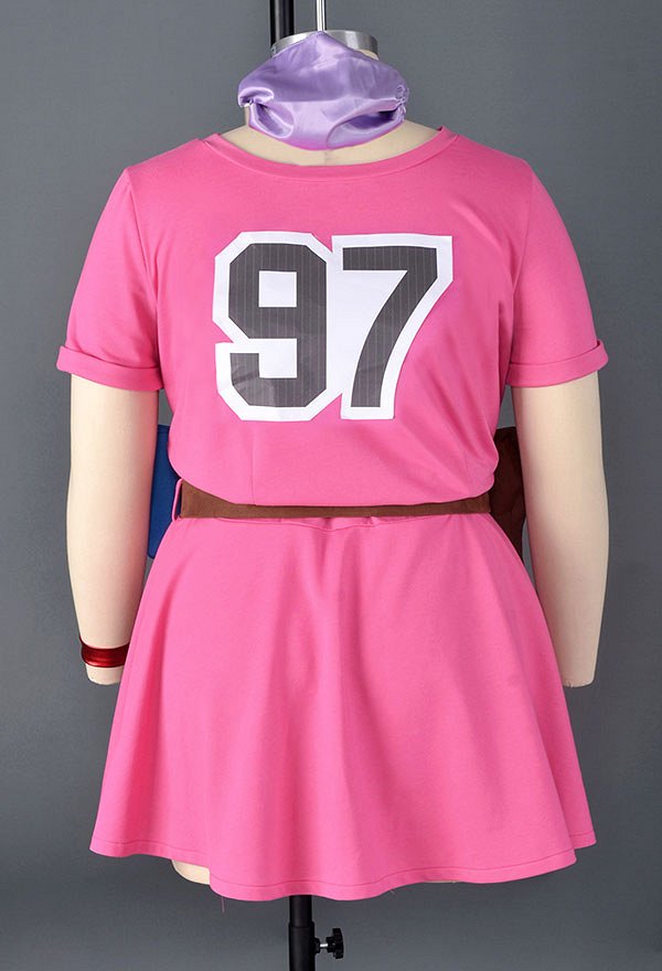 Bola de dragón Bulma Cosplay Costume de Grante Talla