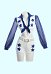 Cowboys Cheerleaders Outfit Azul Estrella Uniforme Top y Pantalones Cortos con Cinturón