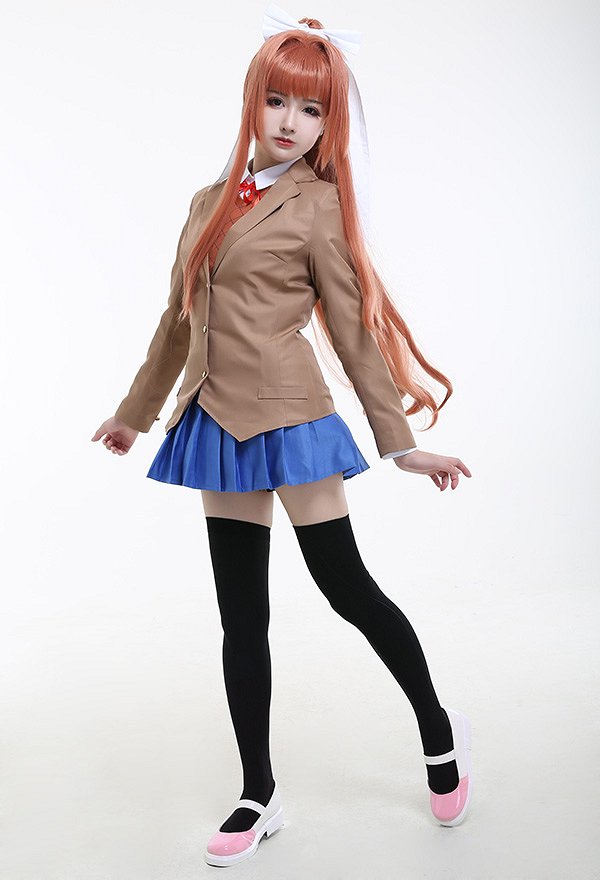 Doki Doki Literature Club School Uniform Cosplay Costume Doki Doki Literature Club School Uniform Cosplay Costume