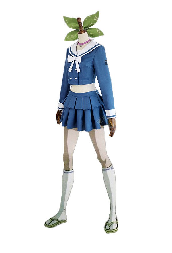Danganronpa V3: Matar a Harmony Tenko Chabashira Uniforme Escolar de Cosplay