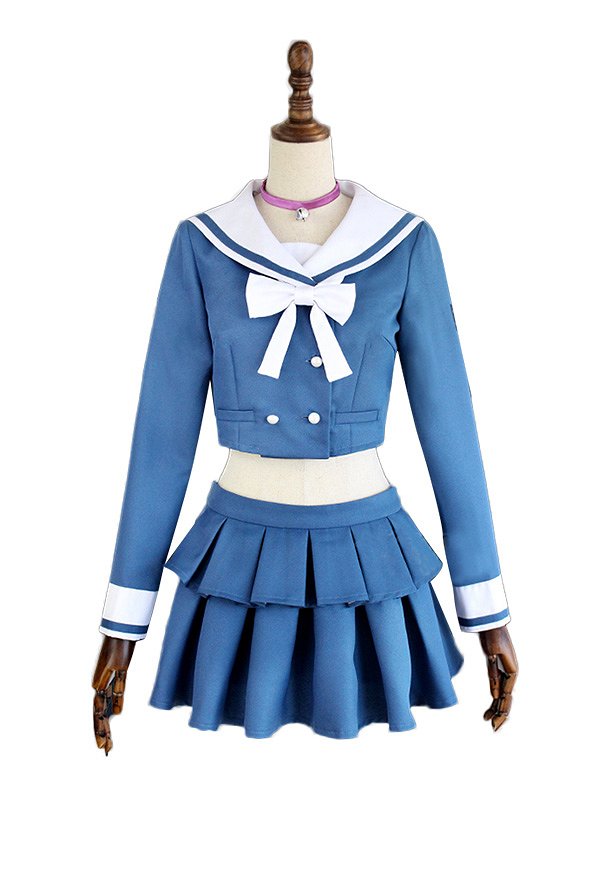 Danganronpa V3: Matar a Harmony Tenko Chabashira Uniforme Escolar de Cosplay