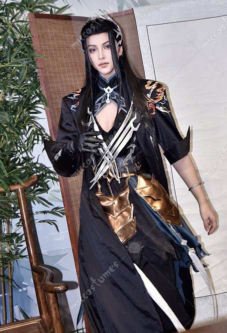 Ashes of the Kingdom Man chong Cosplay Kostüm mit Innenbekleidung Taillenaccessoire