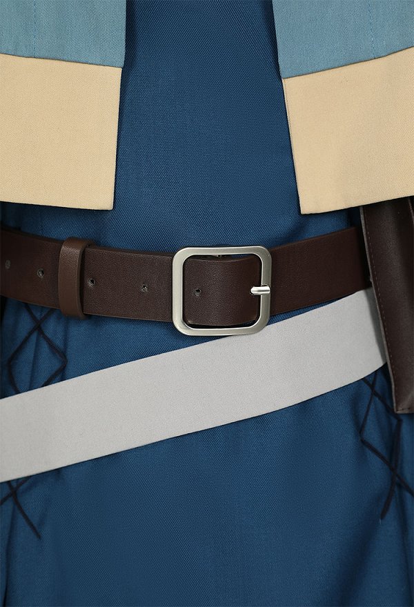 Delicious in Dungeon Marcille Disfraz de Cosplay Vestido y capa combinados con mochila y cinturón Delicious in Dungeon Marcille Disfraz de Cosplay Vestido y capa combinados con mochila y cinturón