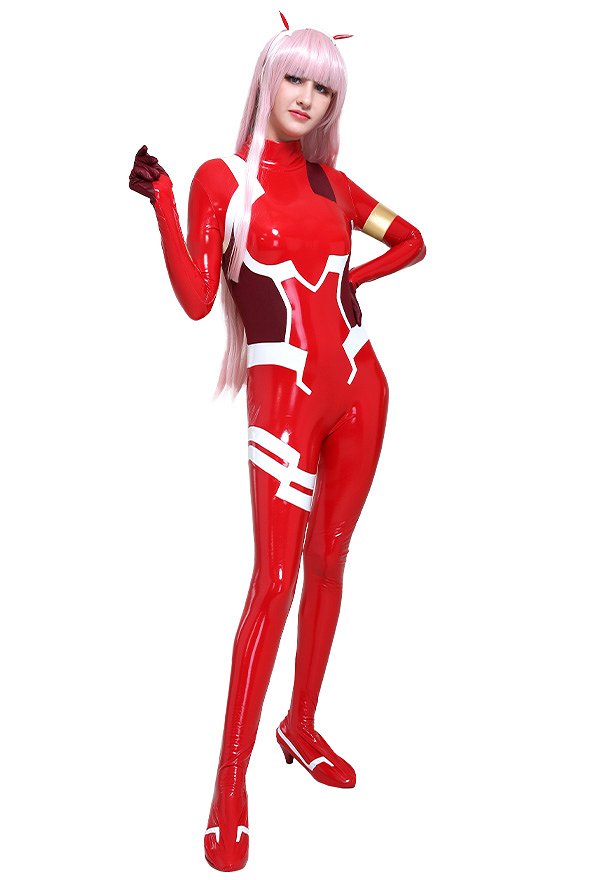 DARLING in the FRANXX Zero Two Code 002 Mono de Cosplay DARLING in the FRANXX Zero Two Code 002 Mono de Cosplay
