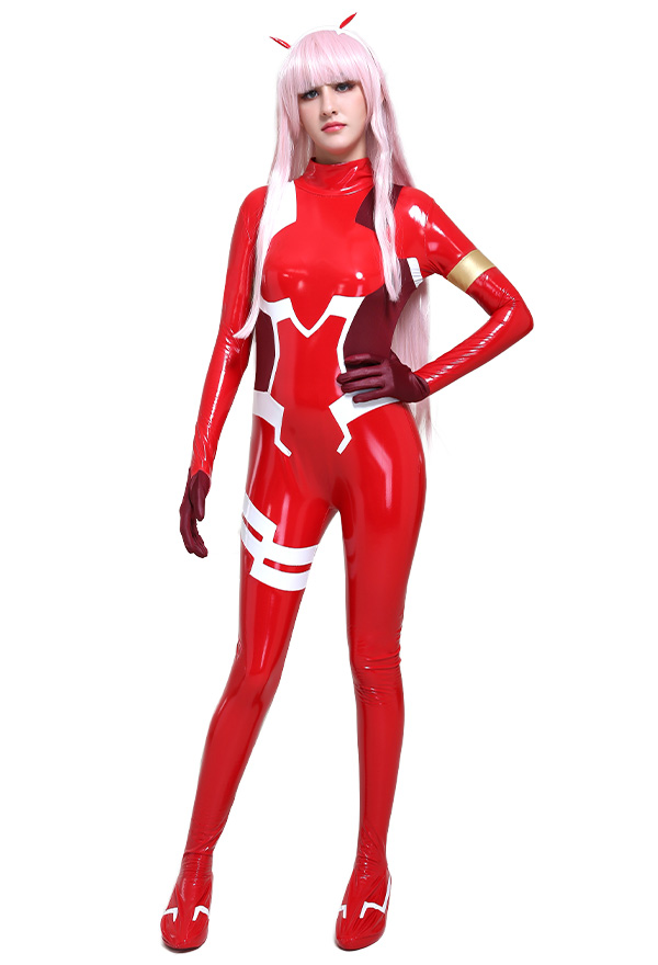 DARLING in the FRANXX Zero Two Code 002 Mono de Cosplay 