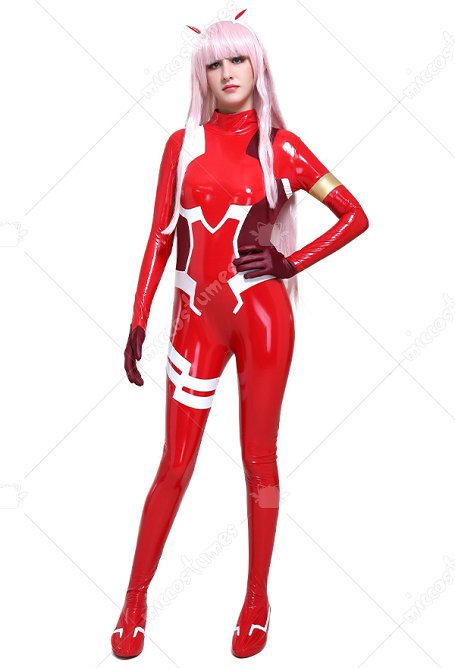 DARLING in the FRANXX Zero Two Code 002 Mono de Cosplay 
