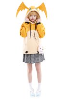 Digital Monsters Digimon Costume de Cosplay Patamon Sweat à Capuche avec Sac Digital Monsters Digimon Costume de Cosplay Patamon Sweat à Capuche avec Sac