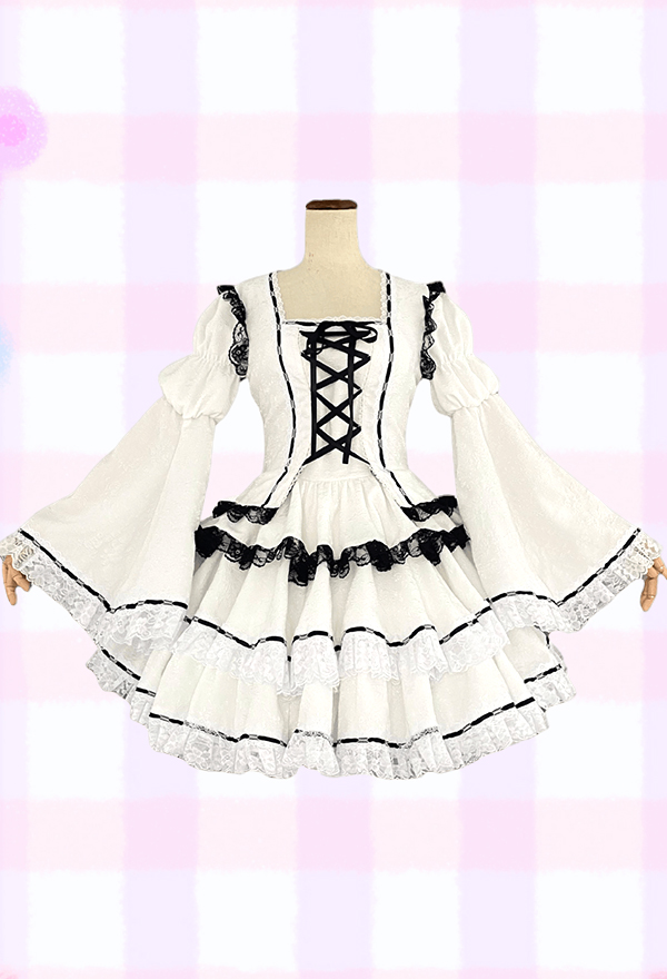 My Guardian Personajes Hoshina Utau Cosplay Disfraz Blanco Lolita Vestido con Tocado Calcetines