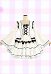 My Guardian Characters Hoshina Utau Cosplay Kostüm Weiß Lolita Kleid mit Kopfbedeckung Socken