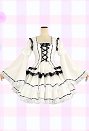 My Guardian Personajes Hoshina Utau Cosplay Disfraz Blanco Lolita Vestido con Tocado Calcetines