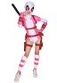 Superhéroe Traje de Licra Spandex con Cinturón Inspirado por GwenPool Gwendolyn Gwen Poole Orden