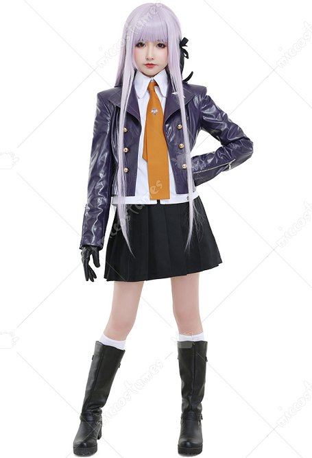 Dangan Ronpa Kyoko Kirigiri Cosplay Costume School Uniform Set