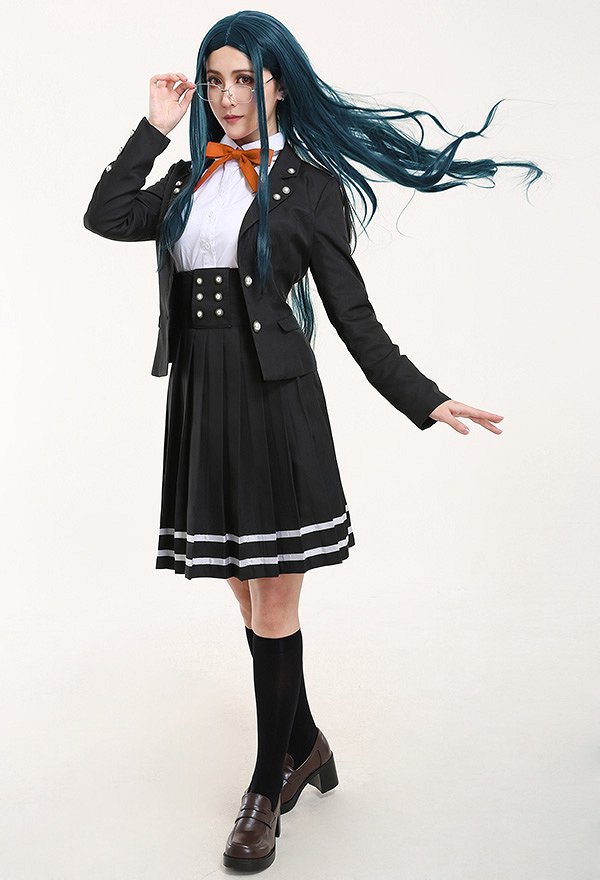 Danganronpa V3 Killing Harmony Tsumugi Shirogane Cosplay Costume School Uniform Outfit