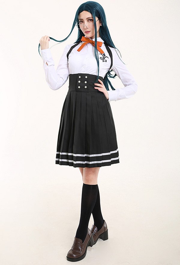 Danganronpa V3 Killing Harmony Tsumugi Shirogane Cosplay Costume School Uniform Outfit