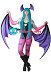 Darkstalkers Morrigan Aensland Cosplay Costume with Wings