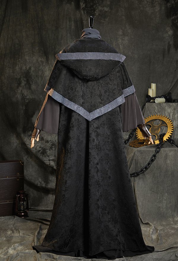 Dark Souls Fire Keeper Cosplay Vestido con capa y guantes