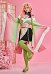 KNY Love Hashira Derivative Classic Japanese-style Dress and Skirt with Top and Waist Belt