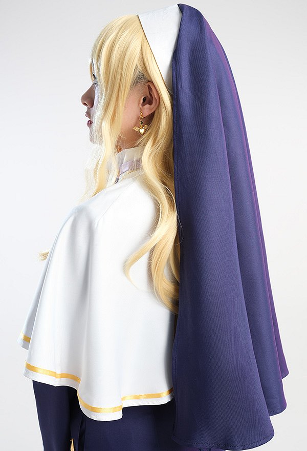 Engage Kiss Costume de Cosplay Sharon Holygrail Tenues de Robe de Nonne Engage Kiss Costume de Cosplay Sharon Holygrail Tenues de Robe de Nonne