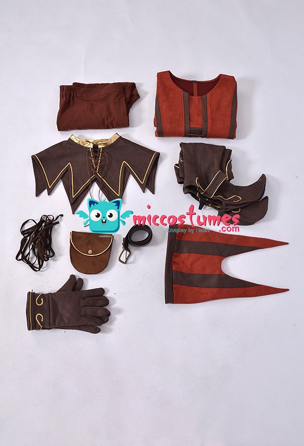 The Elder Scrolls V: Skyrim Costume de Cosplay Dark Brotherhood Keeper Cicero The Elder Scrolls V: Skyrim Costume de Cosplay Dark Brotherhood Keeper Cicero