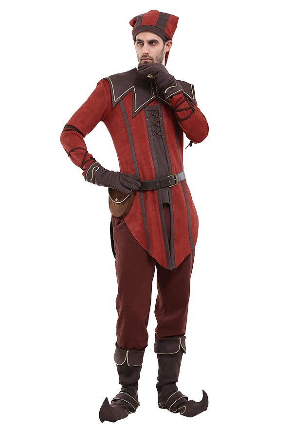 The Elder Scrolls V: Skyrim Costume de Cosplay Dark Brotherhood Keeper Cicero The Elder Scrolls V: Skyrim Costume de Cosplay Dark Brotherhood Keeper Cicero