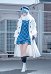 Anime Girl Figure Ver Winteroutfit Cosplay Kostümkleid mit Mantel und Schal