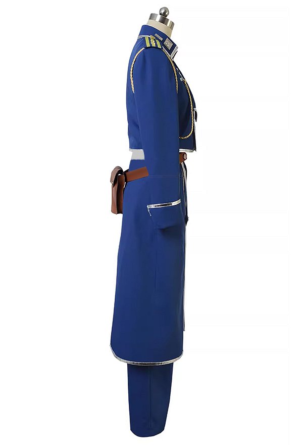 Metal Alchemist Cosplay Kostüm Mantel und lange Hose mit Rock Gürtel