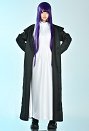 Friren Fern cosplay de helecho: abrigo con capucha y vestido largo para mujer